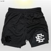 Shorts De Entrenamiento Para Hombre 2 En 1 Running Yoga Fitness Gimnasio Leggings De Compresión Deporte MMA Talla Verdadera - details 5