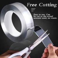 Cinta Doble Cara Nano 1/2 Rolls Transparente Reutilizable Impermeable Adhesiva Para Cocina Y Baño Espesor 30mm - details 3