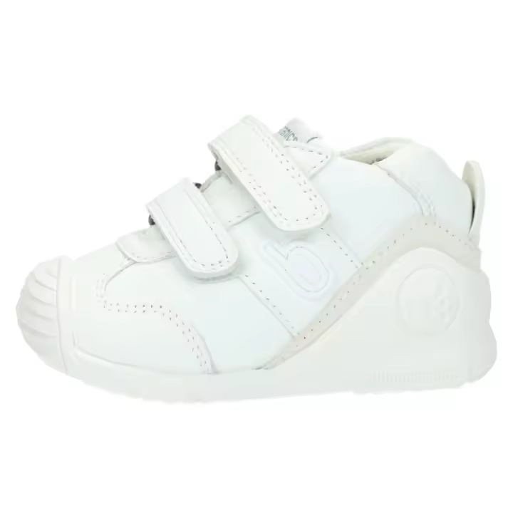 Deportivos marca BIOMECANICS para niño en color blanco. DEPORTIVAS BÁSICAS - 1