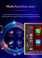 Reproductor Multimedia Para Coche 7 Pulgadas Con Carplay Android Auto Bluetooth Mirror Link FM TF USB Estéreo MP5 Universal - details 7