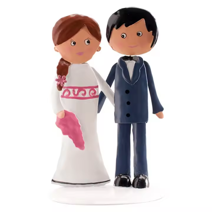 Disok Elegante Pareja de Boda de Metal - Regalos para Fiestas y Celebraciones - 1
