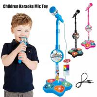 Microfono Con Rocking-Roll Para Niños Y Niñas Instrumento Musical De Karaoke Con Estuche Regalo Educativo Para Cumpleaños Adecuado Para Edades 3-12 Años - details 0