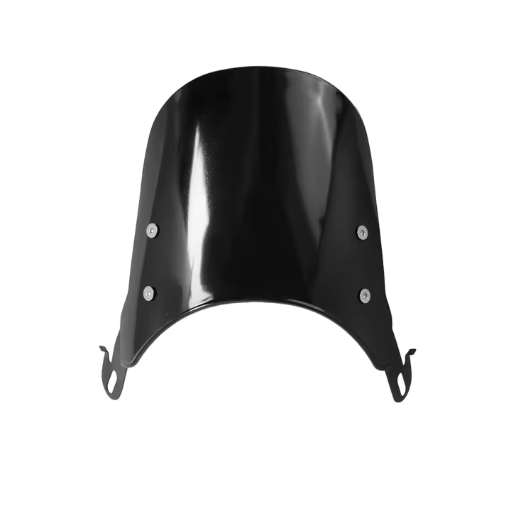 Deflector De Viento Compacto Para Motocicletas Universal Espejo Retro Con Faro De 4-7'' Pantalla De Viento Deportiva - 1