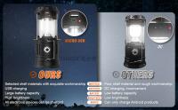 Al Aire Libre de emergencia portátil Caballo Mazorca Tienda de Luz camping USB recargable LED solar camping Luz - details 1