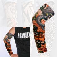 1Pcs Protección Solar Para Braza Deporte Al Aire Libre Fundas De Brazo Floral Para Verano Refrescantes Y Con Diseño De Tatuaje Cubierta UV Para Baloncesto Unisex - details 11