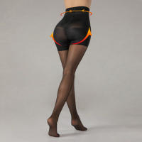Pantimedias De Nylon 40D Para Mujer Translúcidas Con Cintura Elástica Resistente a Rupturas Medias Fuertes Y Duraderas - details 3