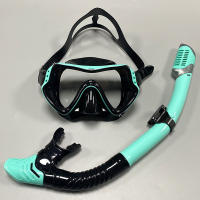 Nuevo traje de snorkel HD antivaho con gafas de buceo de vidrio templado y máscara de tubo de respiración de silicona. - details 19