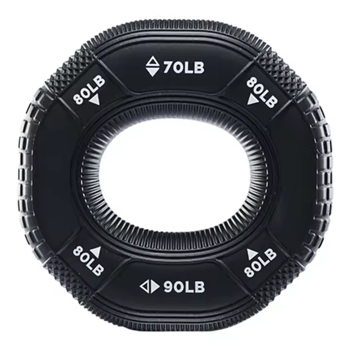 Anillo De Silicona Para Ejercicio De Mano Y Muñeca Entrenador De Gripa Resistencia Para Alivio Del Estrés Tamaño 80x78x22.5mm Unisex - 1