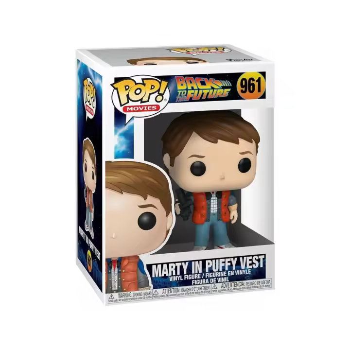 Funko Pop Movies Regreso Al Futuro Marty con Chaleco 48705 Juguetes - 1