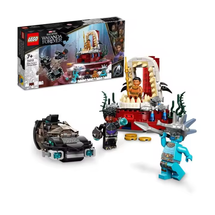 LEGO Marvel Super Heroes 76213 Sala del Trono del Rey Namor edad 7+ número de piezas 355 23L76213 - 1