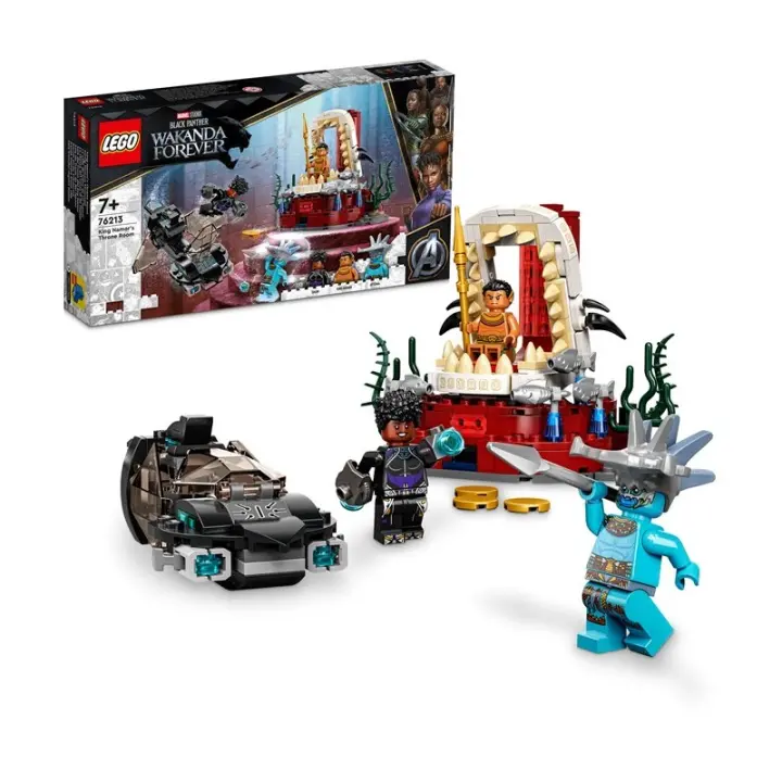 LEGO Marvel Super Heroes 76213 Sala del Trono del Rey Namor edad 7+ número de piezas 355 23L76213 - 1