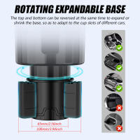 Soporte De Taza Para Coche Grande Con Base Ajustable Organizador De Bebidas Accesorios De Almacenamiento Multifuncional Adaptador De Soporte De Taza - details 12
