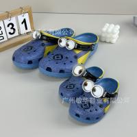 Sandalias De Niños Con Ojos Grandes Y Estilo Croc Flip-Flops Casual Para Playa Zapatos Transversales Respirables Para Todas Las Estaciones Regalo De Navidad - details 2