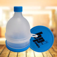 Funel De Proteína De 2 Capas Portátil Para Botella De Agua Y Proteína Sin BPA Compatible Con Botellas De Gimnasio - details 7