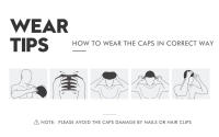 Gorro De Natación Copozz Para Hombres Tamaño Grande Elástico Impermeable De Silicona Para Adultos Deporte Acuático - details 10