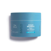 Wella Invigo Scalp Balance Mask 150 Ml. | Mascarilla sin fragancia, enriquecida con alantoína, que alivia el picor a la vez que ayuda a fortalecer el cabello y cuero cabelludo. Diseñada para cuidar el cabello y aportar frescura. - details 0