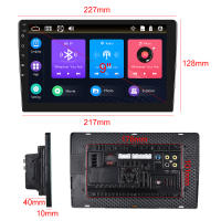 Podofo Radio De Coche 2 DIN 9" HD Autoradio Multimedia Player Carplay Bluetooth USB FM Cámara Soporte Control Del Volante Universal - details 12