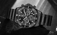 Reloj De Hombre SAPPHERO En Acero Inoxidable Dorado Con Cronógrafo Y Calendario Resistente Al Agua Pantalla Analógica-Digital Estilo Casual - details 9