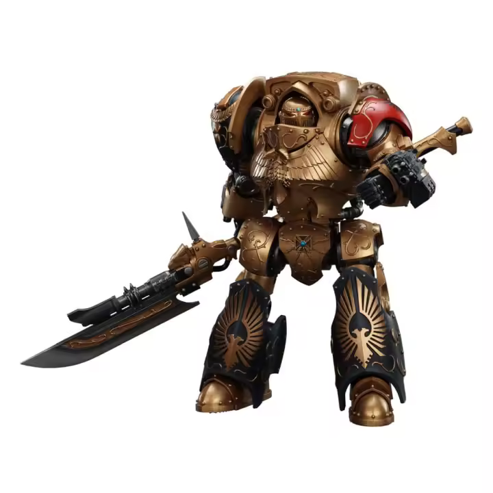 JoyToy Warhammer 40K Legio Custodes Contemptor Achillus Dreadnought Figura de acción a escala 1:18 - 1