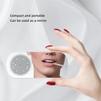 Multifuncional Smart FM Radio Altavoz Bluetooth Reloj Despertador Espejo Reloj (Rosa) Rosa - details 2