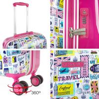 Skpat Maleta Mediana con Neceser a Juego London - Policarbonato Rígido - 4 RUEDAS Dobles 360 - Neceser Adaptable Al Trolley - 2 Años GARANTÍA - details 1