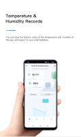 Sensor De Temperatura Y Humedad Bluetooth Con Pantalla LCD Mini Control Remoto Por Voz Tuya APP Y Google Thermometer Hygrometer - details 3