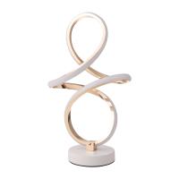 Lámpara De Mesa LED Moderna En Forma De Espiral Para Lectura Protección Ocular Iluminación Curva De Acero Y Acrílico Para Decoración De Sala De Estar Y Dormitorio - details 5