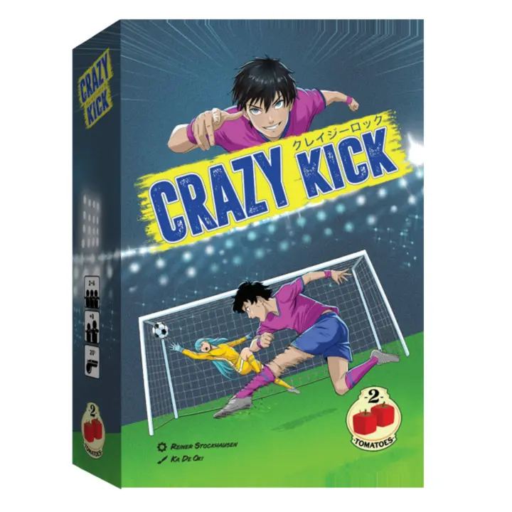 2Tomatoes Games | Crazy Kick | Juego de Cartas | Juego de Mesa Familiar | Trata de Marcar los Máximos Goles | 2 - 8 Jugadores | Idioma: Español | Temática: Deporte - 1