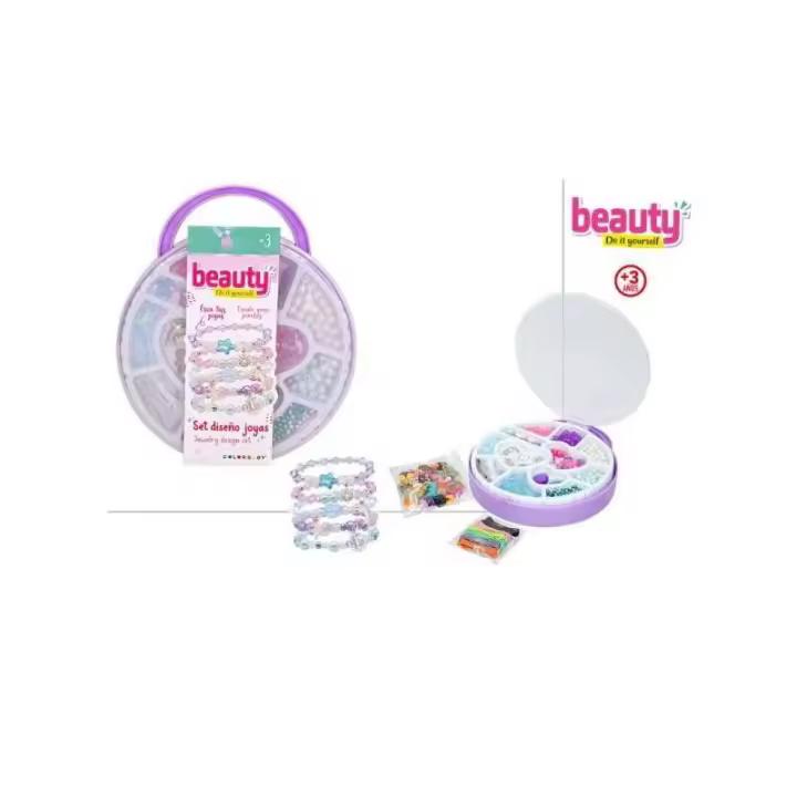MALETIN BEAUTY SET DISEÑO JOYAS DE COLOR BABY - 1