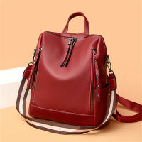 Mochila De Lujo Para Mujer Estilo Preppy Bolso De Hombro Suave Impermeable Bolsa Multifuncional Para Estudiantes Jóvenes - details 7