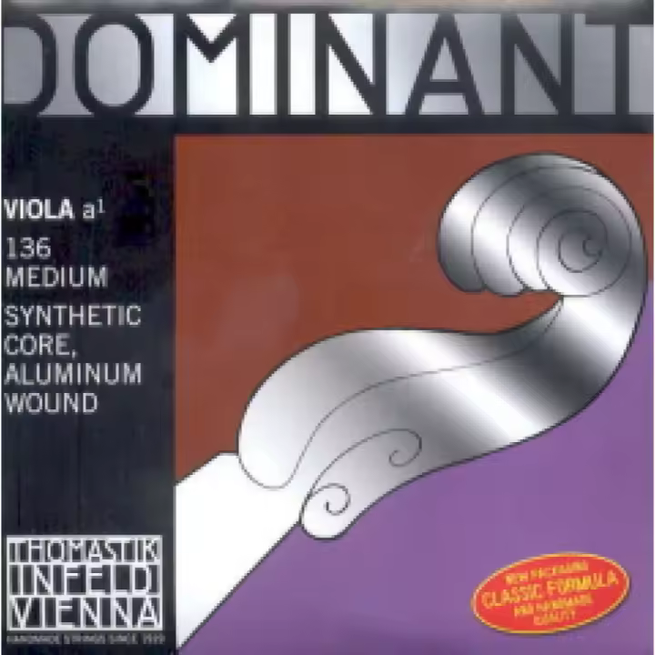 CUERDA VIOLA-Thomastik (Dominant 136) (Aluminio) 1ª (La) Medium Viola 4/4 - 1