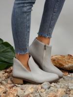 SP Botas Chelsea nuevo Botas de Mujer Botas Gruestas Tacón Bajo Botas de cuero botines retro Primavera y botas individuales Botas Cortas Mujer, - details 31