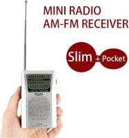 Radio Universal Am/FM con Sonido Claro de Bolsillo Universal con Antena telescópica y Toma de Auriculares Fácil de Usar Funciona con baterías para Caminar Jogging Viajar - details 1