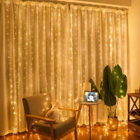 Guirnalda De Luces LED Para Ventana 6x3M/3x3m Con Control Remoto Y Alimentación USB Decoración Navideña Para Casa - details 28