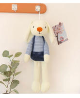Muñeco De Peluche Conejo Con Orejas Largas Y Correa Juguetes De Peluche Para Niños Regalo De Cumpleaños Muñeco De Ropa - details 7