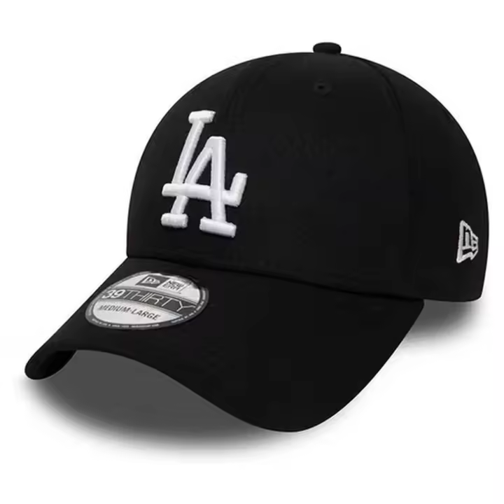 Gorra New Era Los Angeles Dodgers 39Thirty para hombre en color negro - 1