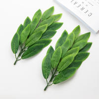 50Pcs Hojas De Seda 4Leaf Plantas Falsas Para Bodas Fiesta Navidad Decoración De Hogar Cumpleaños Fotografía Props Artesanías - details 2
