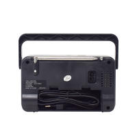 Radio AM FM Con Transistor Onda Corta Potenciada Por 3V Dos Baterías O Hogar Gran Tapa Para Uso Interior Y Exterior - details 10