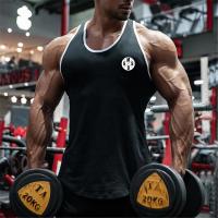 Camiseta Sin Mangas Para Hombre Fitness Bodybuilding Deportiva Para Correr Y Ejercitarse En El Gimnasio Camiseta De Entrenamiento Con Estampado Casual De Verano - details 3