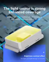 Paquete de 4 Focos Solares para Exterior - Impermeables - 53 Leds - details 1