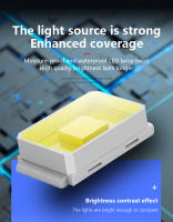 Paquete de 4 Focos Solares para Exterior - Impermeables - 53 Leds - details 1