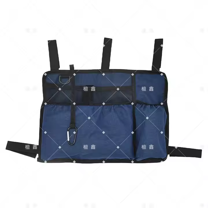 Bolsa de almacenamiento colgante para andador de rehabilitación doméstica con múltiples bolsillos, bolsa colgante para almacenamiento de silla de ruedas - 1