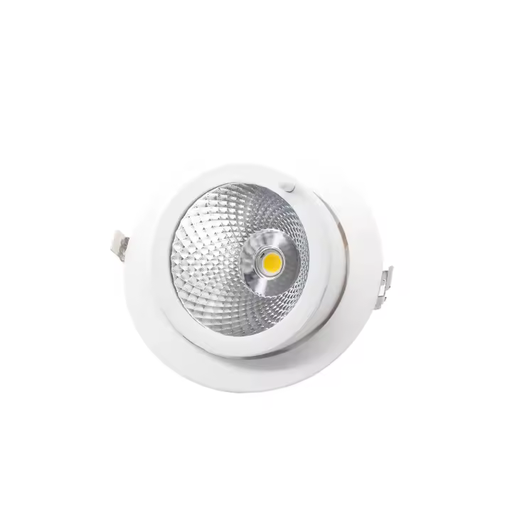Foco empotrable LED - 40 W- 4000 K - 3000 Lm- ø183 mm - Corte ø173 mm - COB Periscope - Pack 6 unidades - AZABAK - 1
