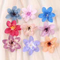 10Pcs Flores Artificiales 5CM Para Decoración De Hogar Fiesta Boda Jardín Accesorios Para Coronelas Y Manualidades - details 4