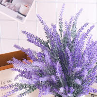 Bouquet De Flores Artificiales Morado Lavanda Plantas Falsas Para Boda Decoración De Habitaciones Y Mesas De Navidad DIY - details 4