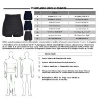 Bikini De Verano Para Mujer Talla Grande Cintura Alta Shorts De Natación En Negro Y Azul Moda Bikini Adecuado Para Playa Y Piscina - details 13