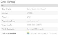 Ventilador Dc Bandido 59w Blanco 4aspas 107d 5900lm 3500-4000-6500k Remoto Y Temporizador - details 0