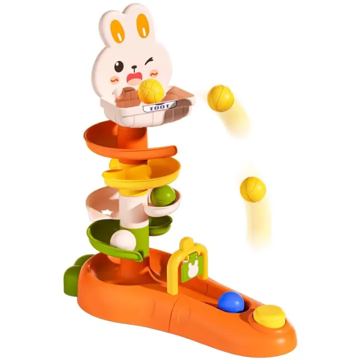 Juego Educativo Para Bebés Torre Giratoria De Bolas Montessori Juguete De Rollección Para Niños De 1 2 3 Años - 1