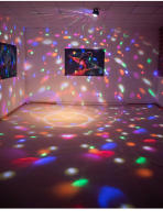 Luz De Disco Para Fiestas Controlada Por Voz Con 6 Colores LED Decoración Para Cumpleaños Navidad Karaoke Iluminación DJ Mini - details 9