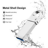 Memoria USB De Metal 32GB 64GB Pendrive USB 3.0 Impermeable U Disquete Disco Flash Para Transferencia De Archivos 128GB 512GB - details 5